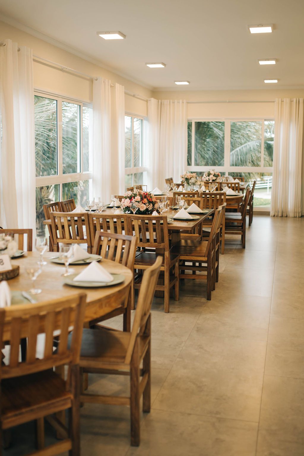 Casa das Cerejeiras, salão principal climatizado